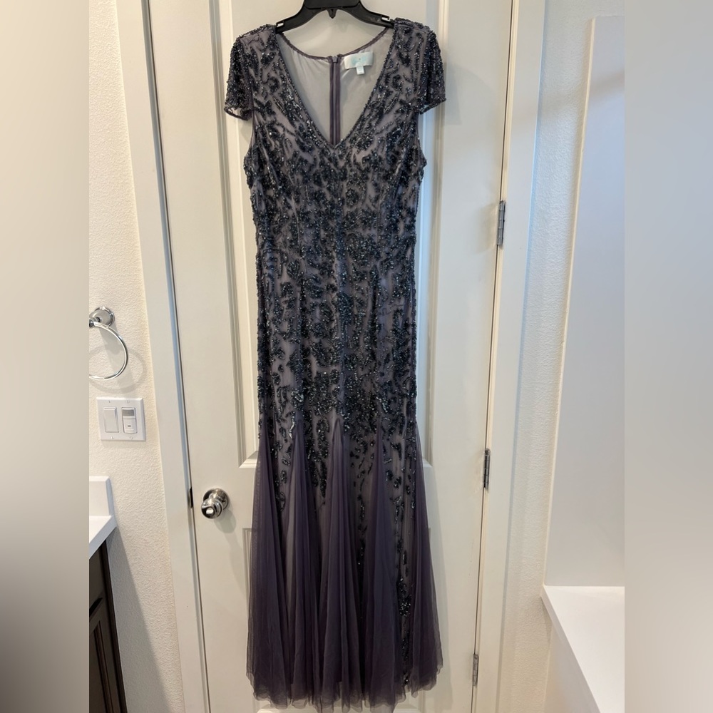 Camille La Vie Beaded Evening Gown